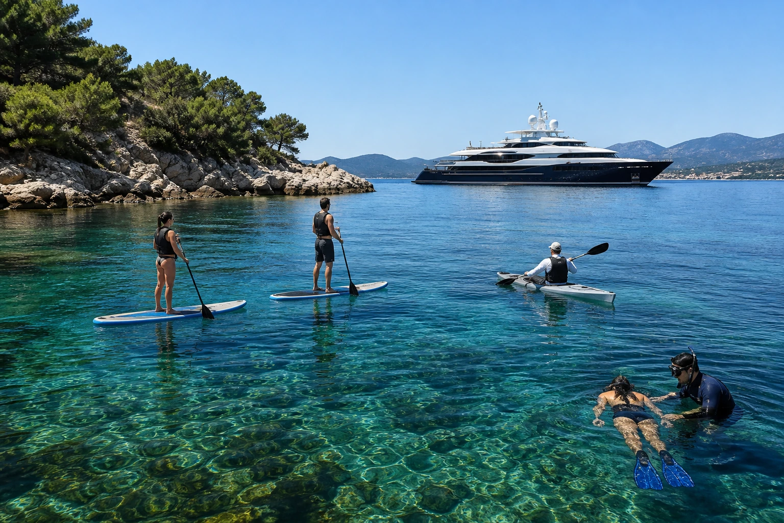 Illustration photoréaliste pour tender toys beach setup : signature experience