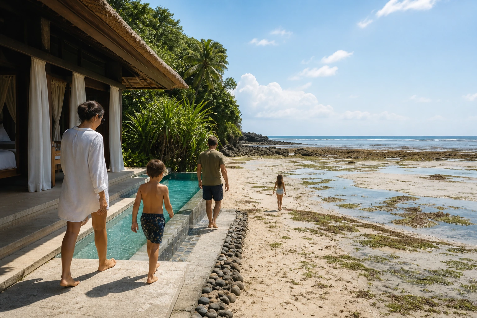 Emplacement d'une villa en Tha&iuml;lande : plage, emplacement &agrave; flanc de colline ou transfert d'&icirc;le