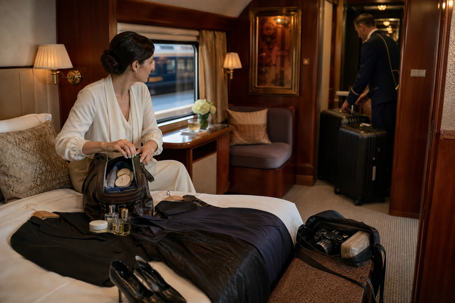 Illustration photoréaliste pour venice simplon orient express worth it : signature experience