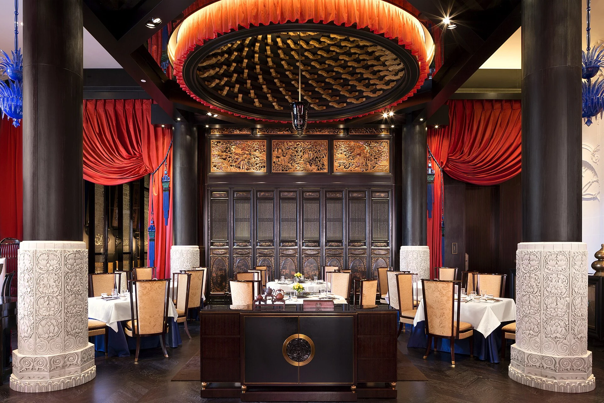 LiLi hotel restaurant dining room at The Peninsula Paris