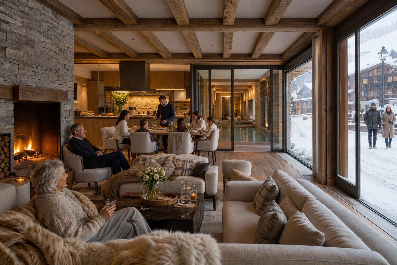 Photorealistic illustration for zermatt luxury guide: reality-check detail