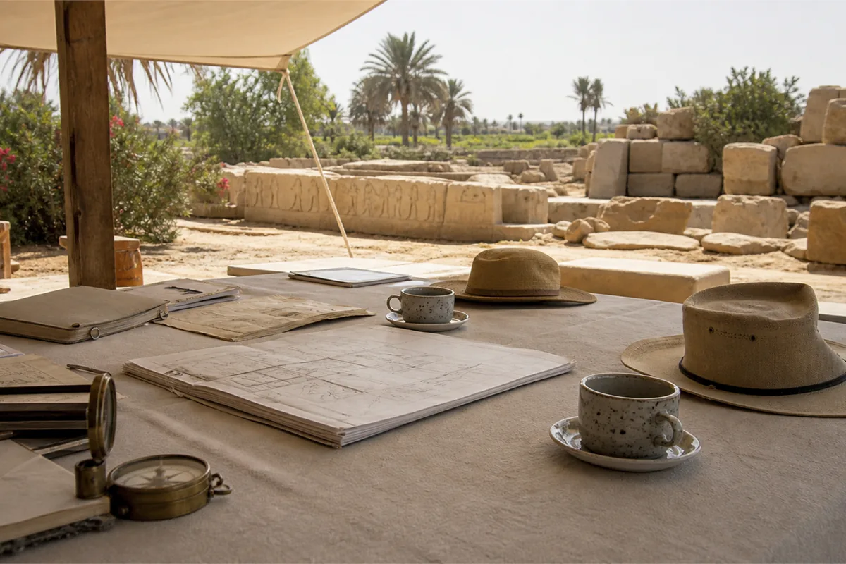 Exclusive archeology access in Egypt after opening time – Travel impression 3