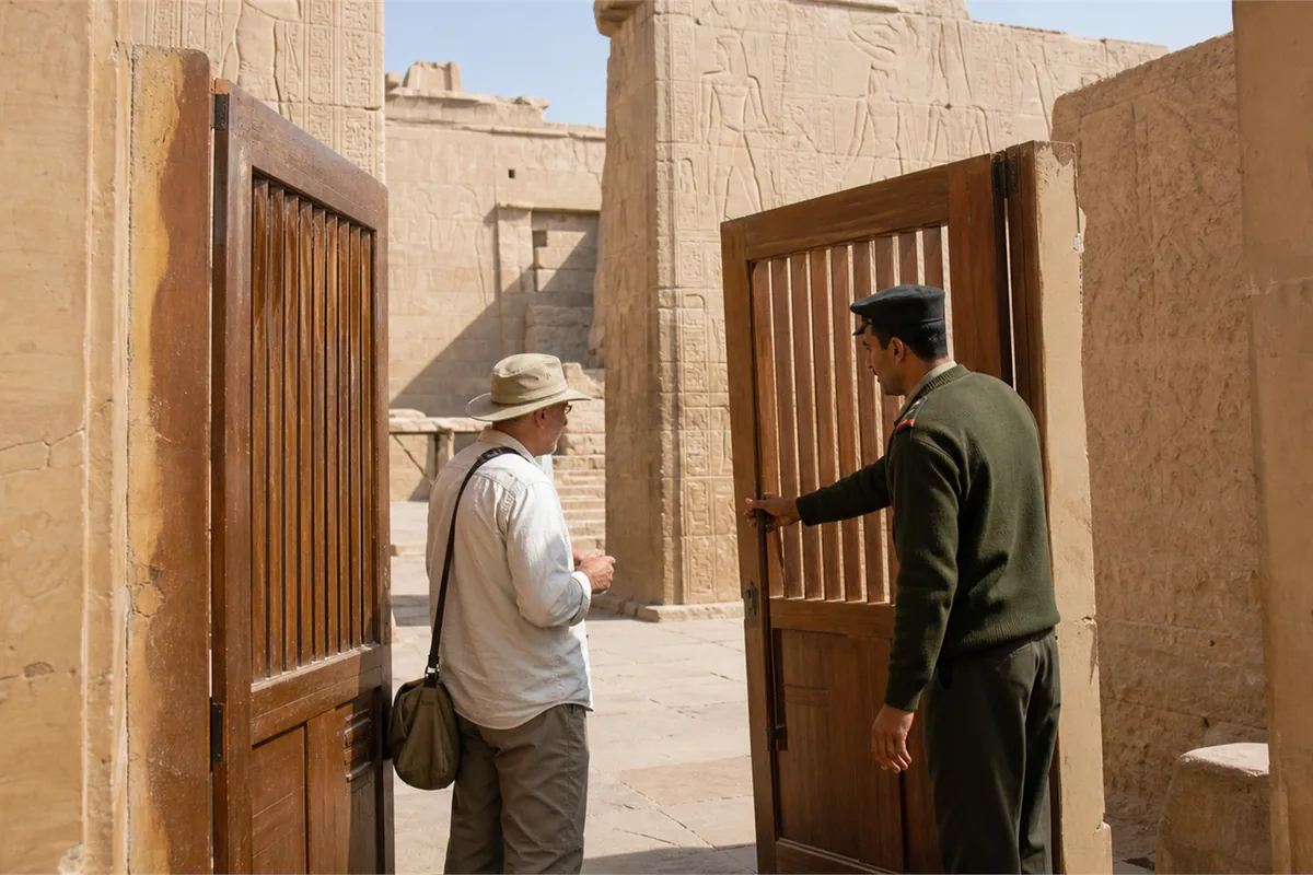 Exclusive archeology access in Egypt after opening time – Travel impression 6