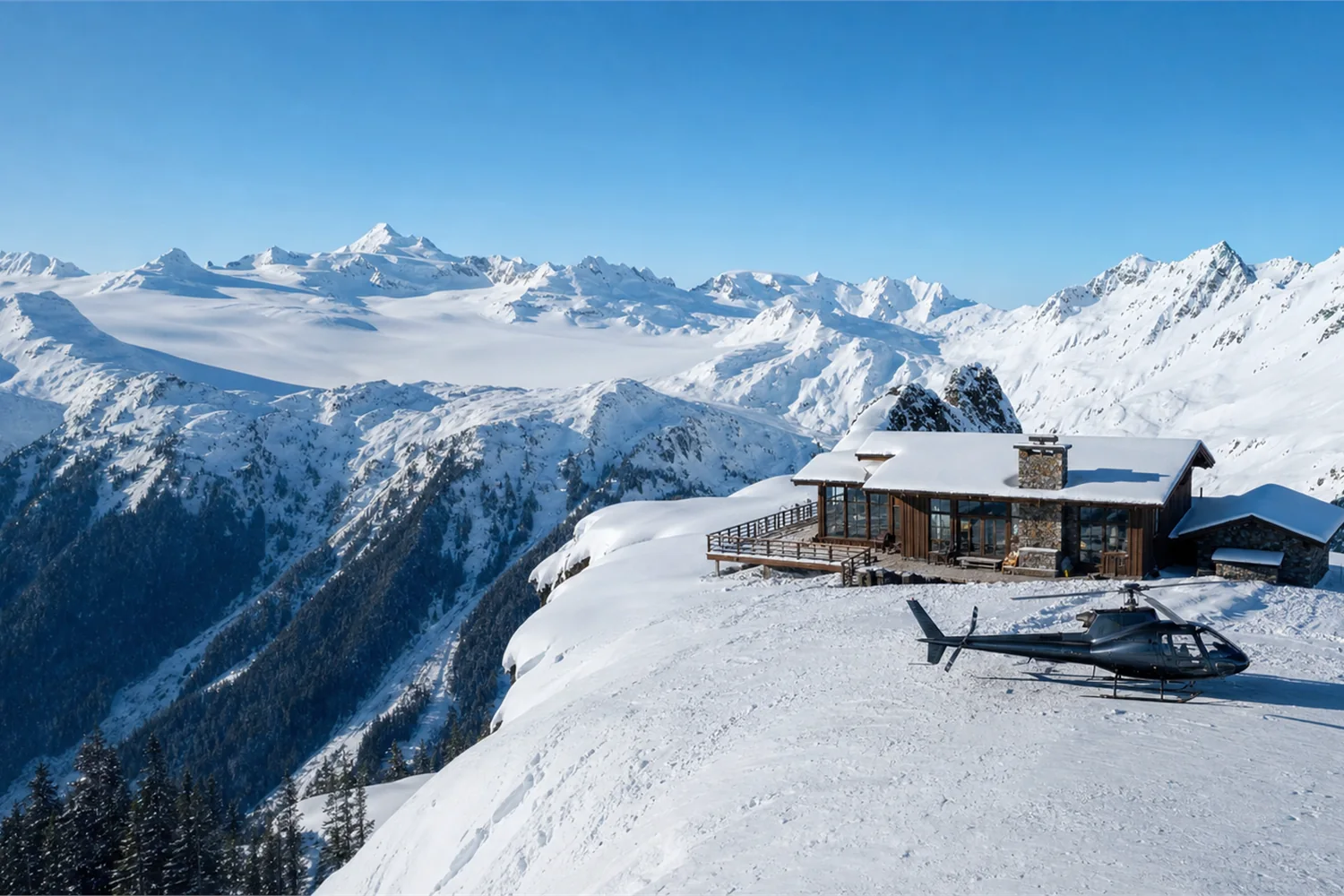 Heliskiing und Wilderness Lodge in Alaska: Panorama des exklusiven Reiseerlebnisses
