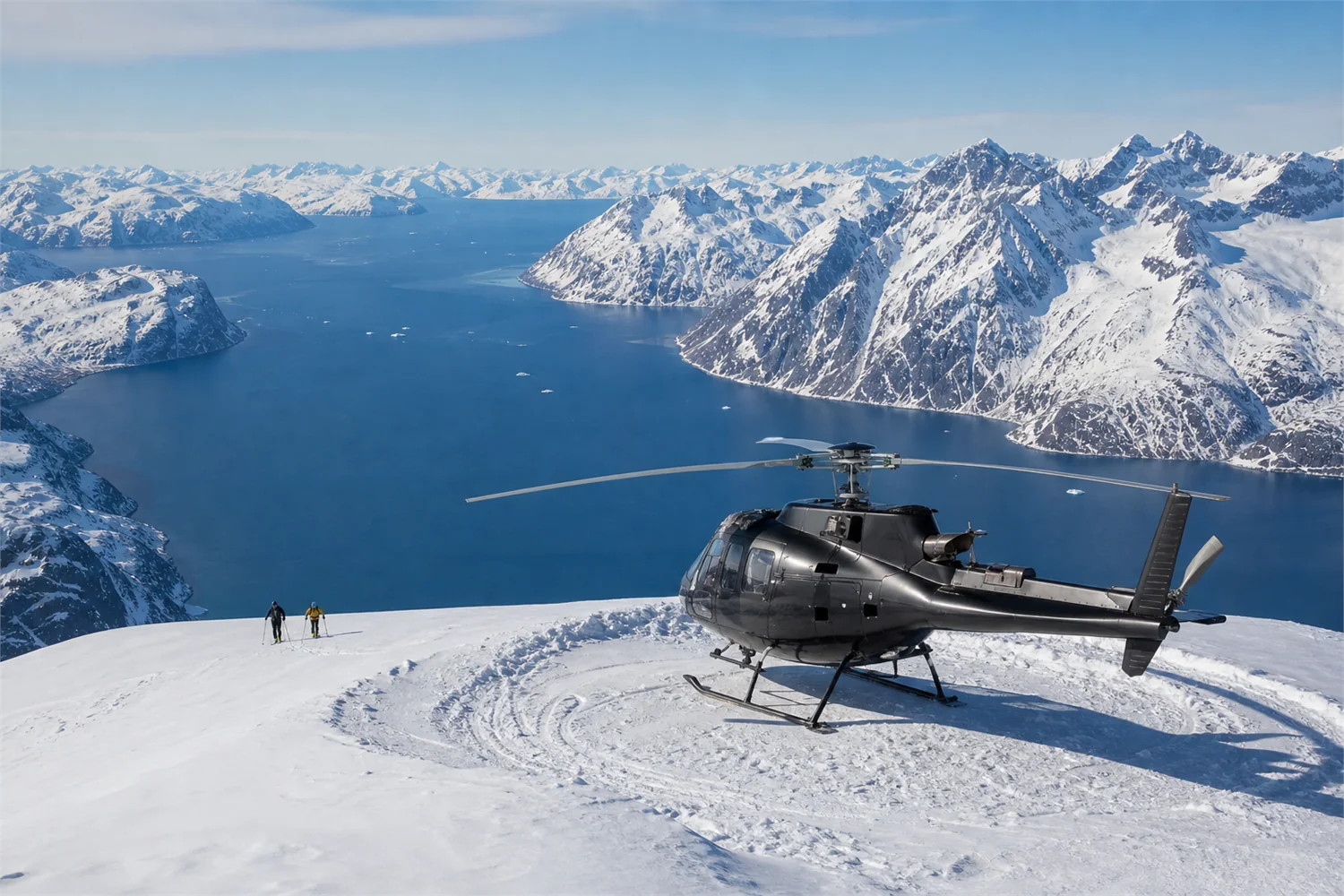 Heliskiing in Grönland: Panorama des exklusiven Reiseerlebnisses