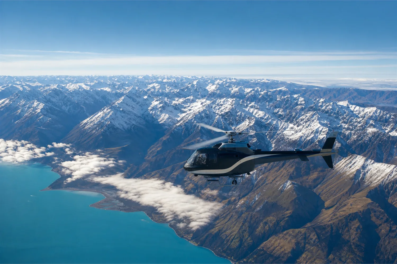 Helikopter-Erlebnisse über Neuseeland: Panorama des exklusiven Reiseerlebnisses