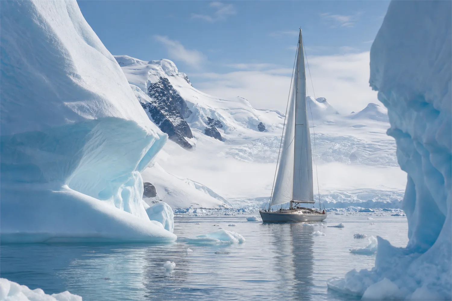 Private Segel-Expedition in die Antarktis: Panorama des exklusiven Reiseerlebnisses